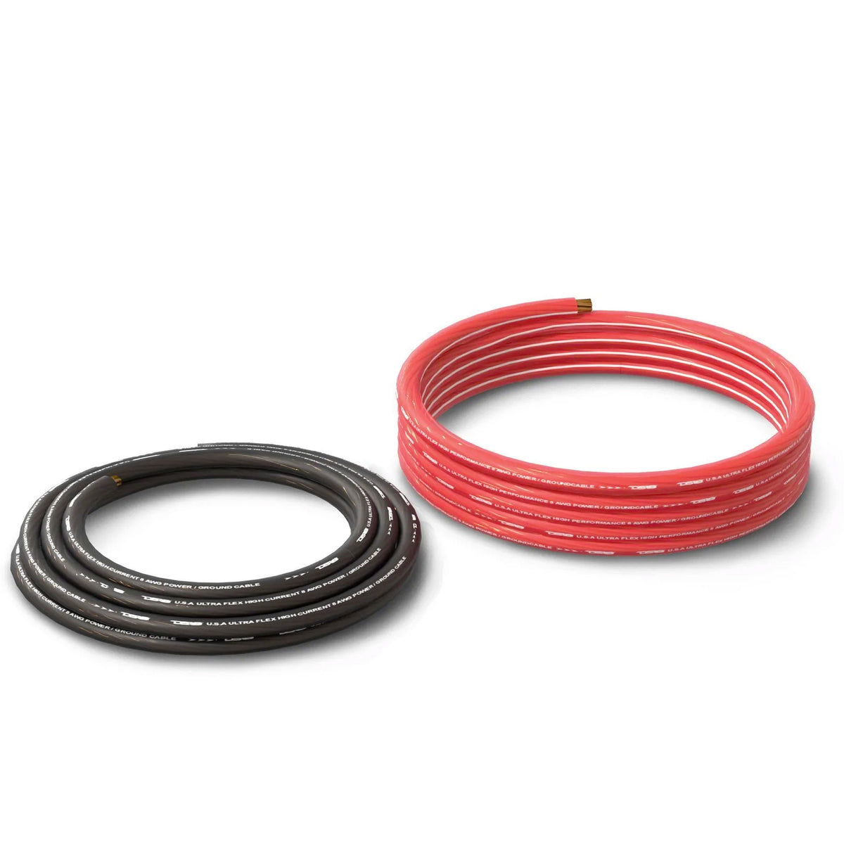 DS18 Ultra Flex 4GA Pre-cut CCA Power & Ground Cable/Wire 5FT Black ...