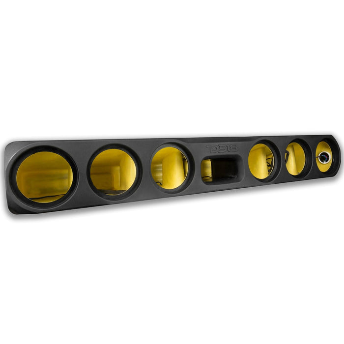DS18 Under Seat Subwoofer Truck Box Enclosure 6 x 6.5" Subs RGB LED Compatible