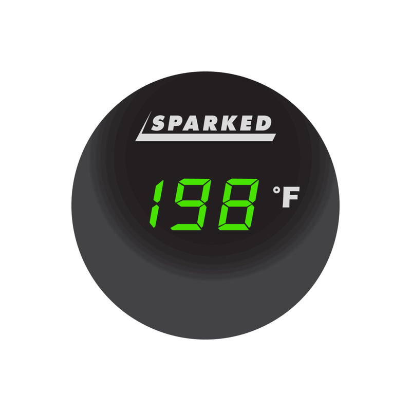 Sparked Innovations Thermometer 12V Ambient Temperature Sensor -34F  200F