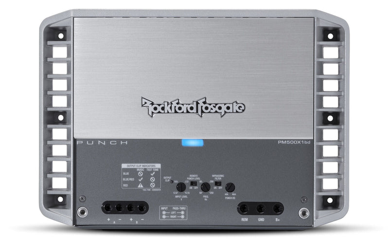 Rockford Fosgate Punch Marine 500W Class BD Mono Subwoofer Amplifier PM500X1BD