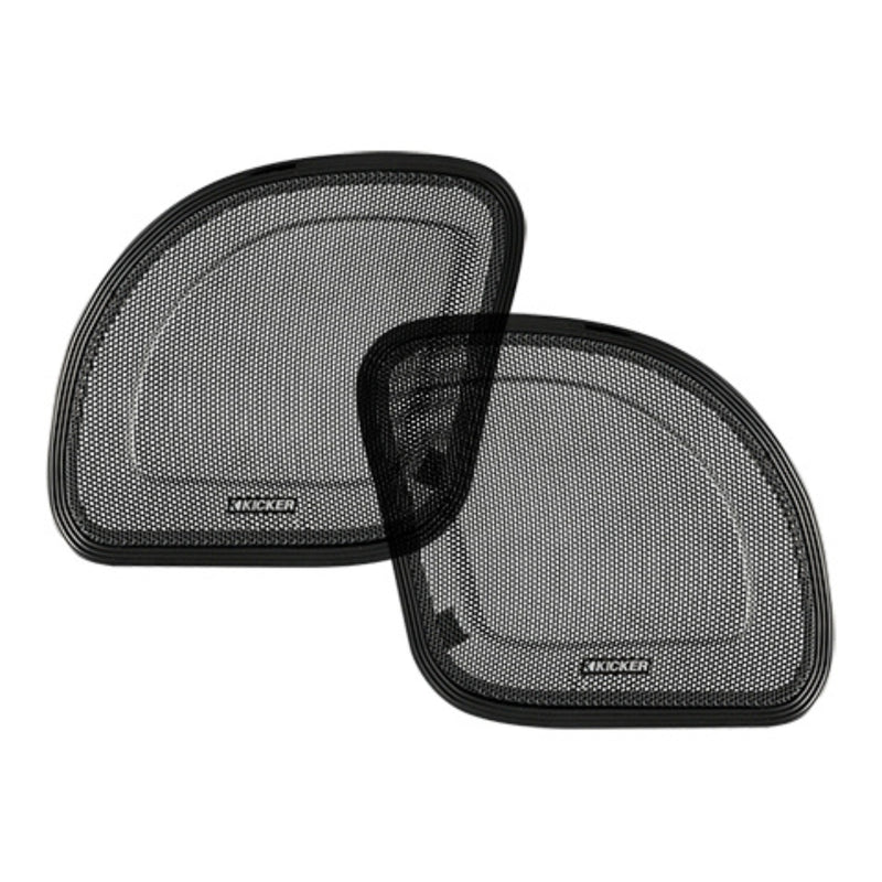 Kicker HDRG "Shark Nose" Steel Speaker Grilles 2015+ Harley Road Glide 45HDRG