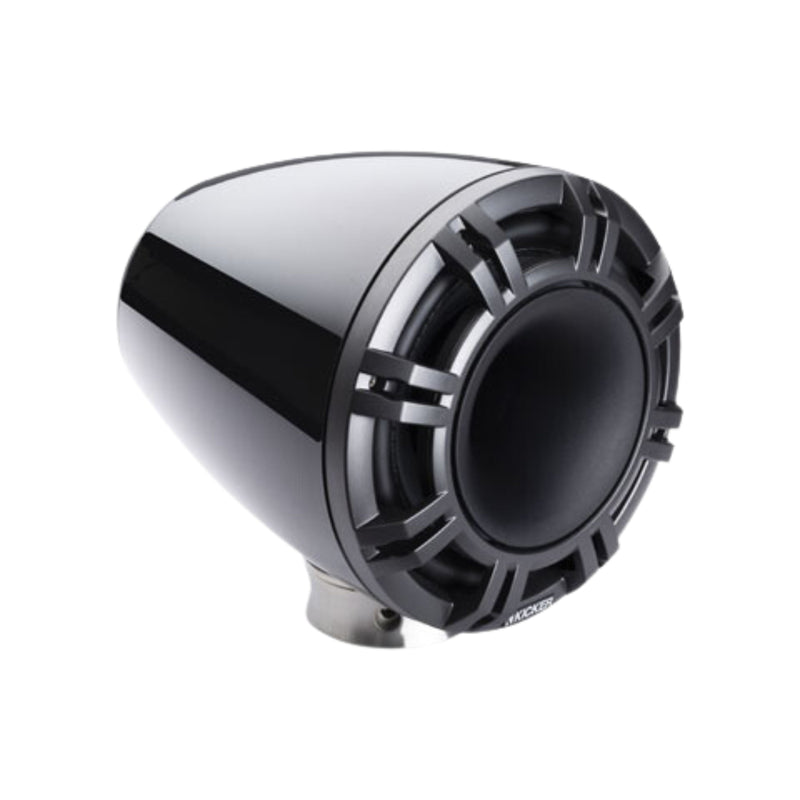 Kicker Pair of Black 9" 600W HLCD Marine Wake Tower Speakers 47KMFC9