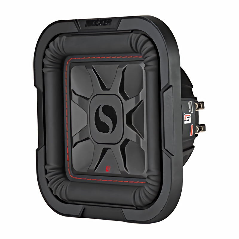 Kicker 8" 350 Watts Dual 2 Ohm L7T Shallow-Mount Solo-Baric Subwoofer 46L7T82