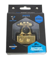 Positive Mid Series Battery Terminal Gold 1 4 8 AWG Output Raptor - Big Jeff Online Inc