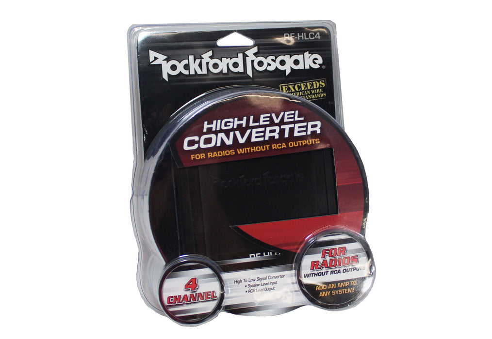 Rockford Fosgate 2-Channel High to Low Level Signal Converter RF-HLC