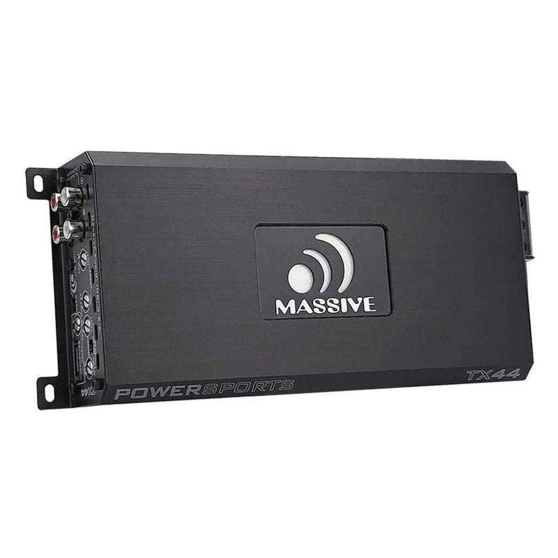 Massive Audio Trident 960W 4 Channel Bluetooth Full Range Marine Amplifier TX44