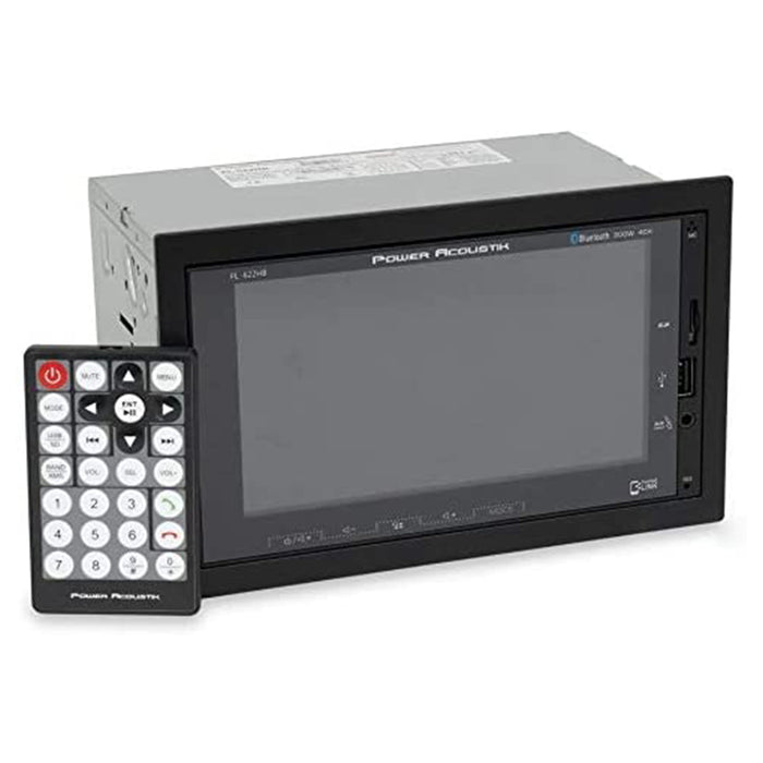 Power Acoustik 2-DIN Multimedia Receiver 6.2" LCD w/ Bluetooth, AUX, USB