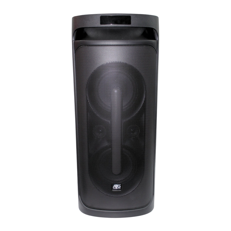 Dual 8" 2-Way Woofers Karaoke Party Speaker with RGB & Bluetooth ATG FyrePro880