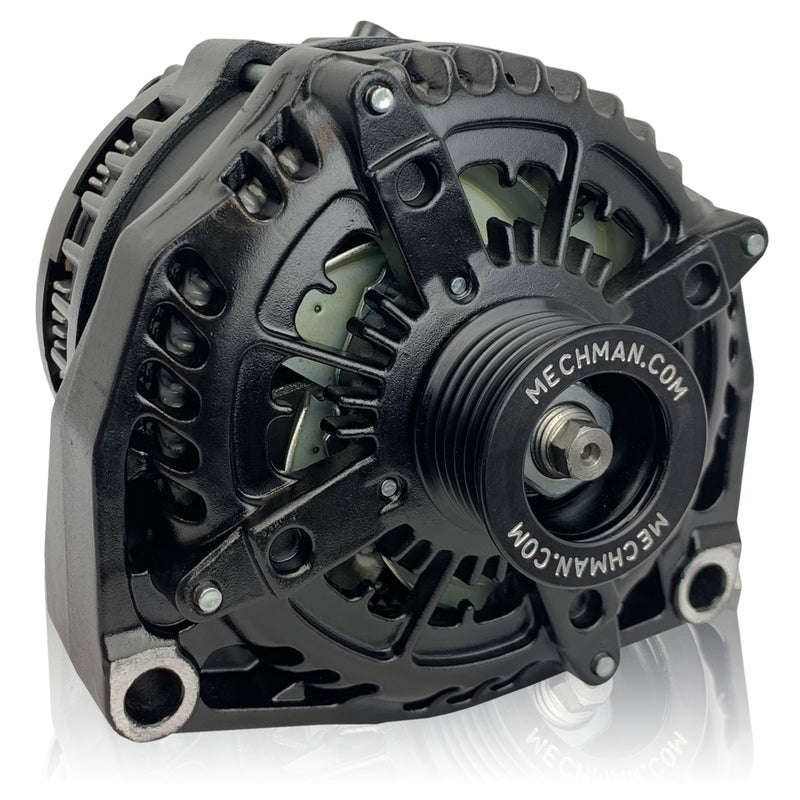 Mechman E-Series 400 Amp Black Alternator For 96 - 04 GM Truck 8206400-BLAC