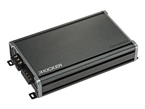 Kicker CX Series Monoblock Class D 1200W RMS 1-Ohm Amplifier - 46CXA12001T
