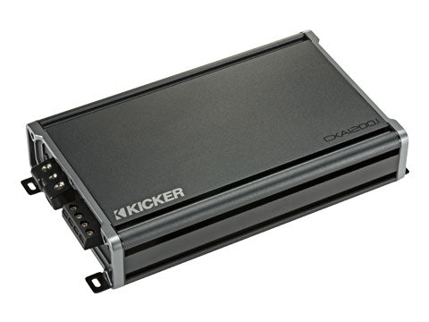 Kicker CX Series Monoblock Bass Amplifier Class D 2400W Peak 1 Ohm 46CXA12001T