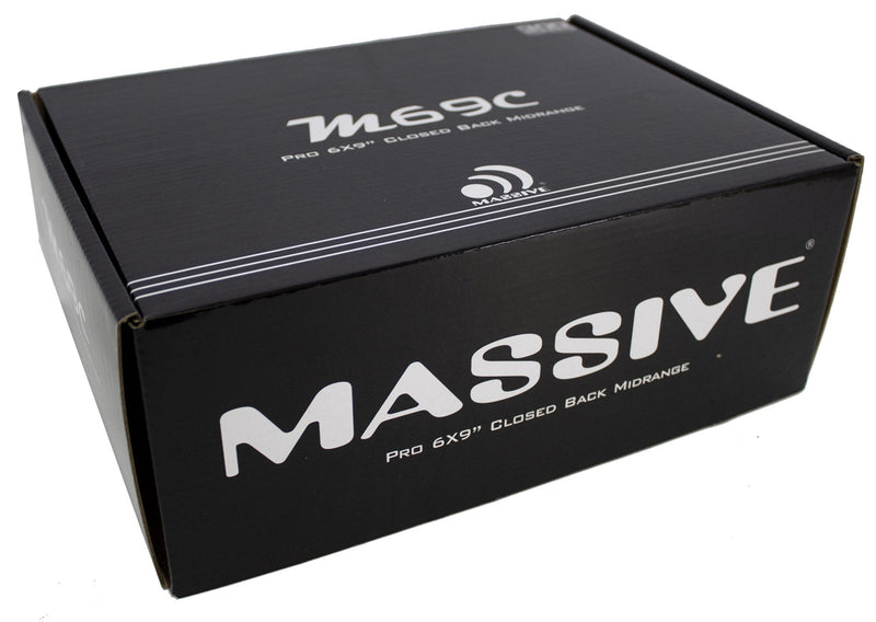 6x9" Midrange Sealed Back Speaker 240W 8 Ohm Pro Car Audio Massive M69C