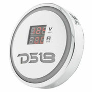 Waterproof Digital Volt/Amp Current Meter Chrome Plated RGB LED DS18 - Big Jeff Online Inc
