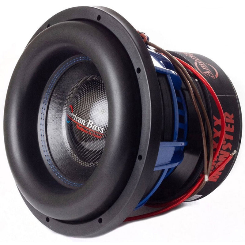 American Bass 12" Subwoofer 2 Ohm Dual Voice Coil 6000 Watts XMAX Monster