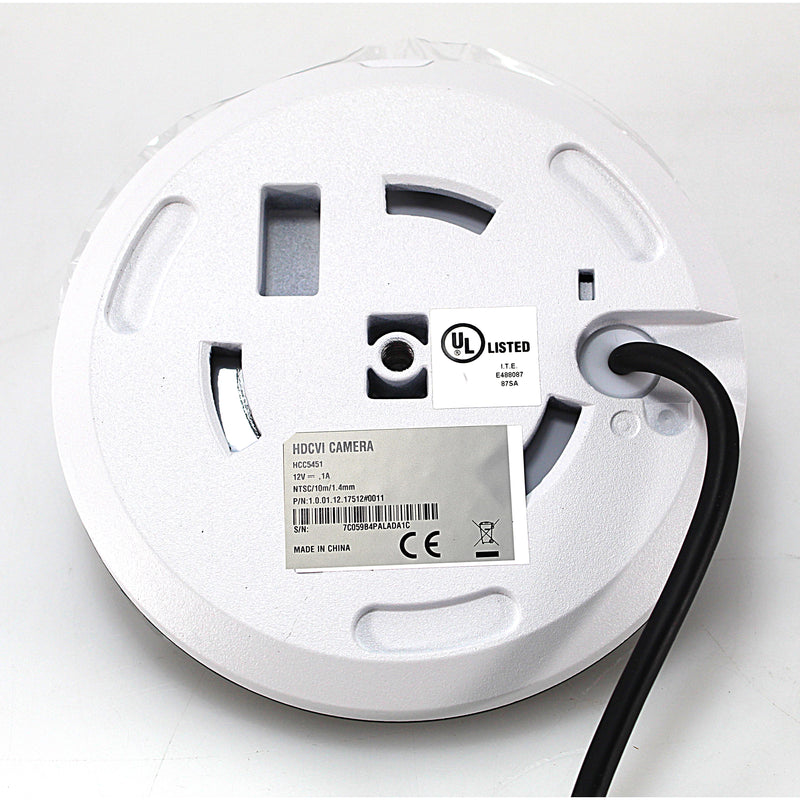 5MP HDCVI 1/2.8  IR-Fisheye Camera, Smart IR, Starlight, True WDR HCC5451