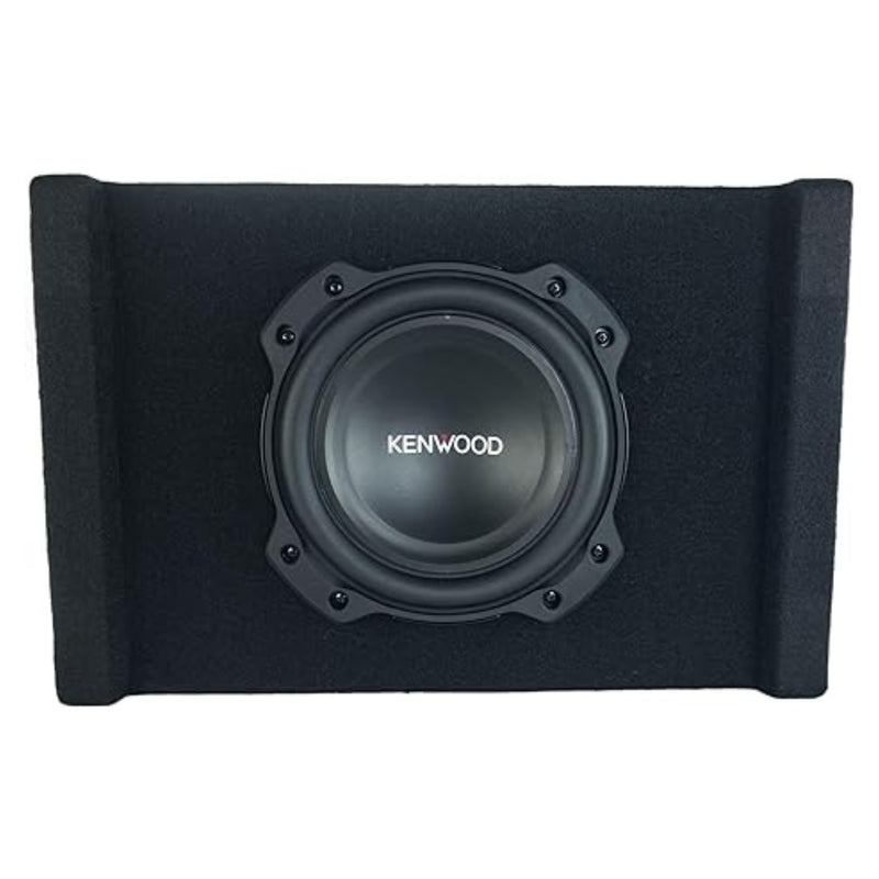 Kenwood Single 8" Loaded 300W 4 Ohm Subwoofer Shallow Vented Enclosure P-W804B