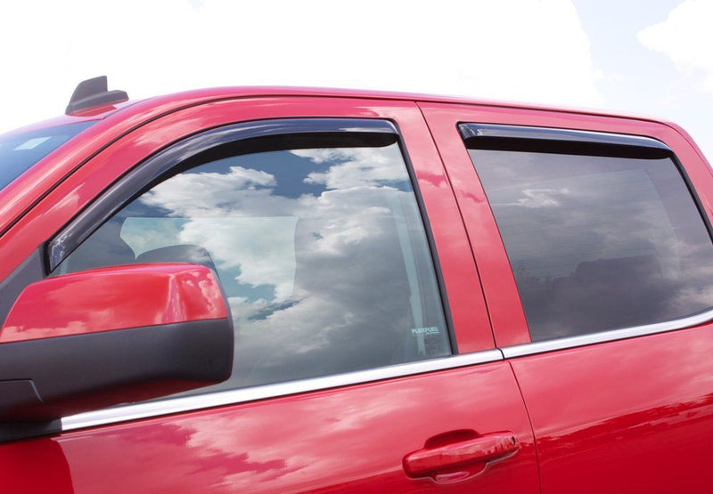 Rain Guards In Channel Low Profile Snap 3M Smoked 15-2020 Ford F150 Super Crew