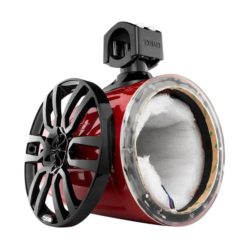 DS18 HYDRO X8TP-NS-(RD, BK, WH) 8" Marine Tower with Integrated RGB LED Lights