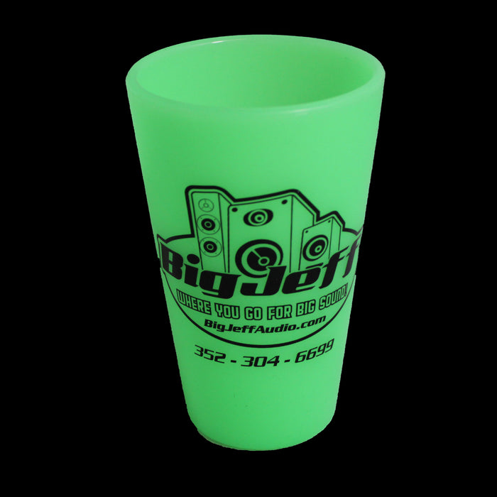Big Jeff Green Glow In The Dark Pint Size Unbreakable Cup