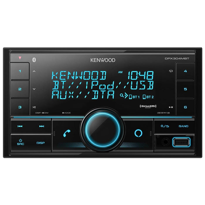 Kenwood Double DIN in-Dash Digital Media Receiver with Bluetooth DPX304MBT
