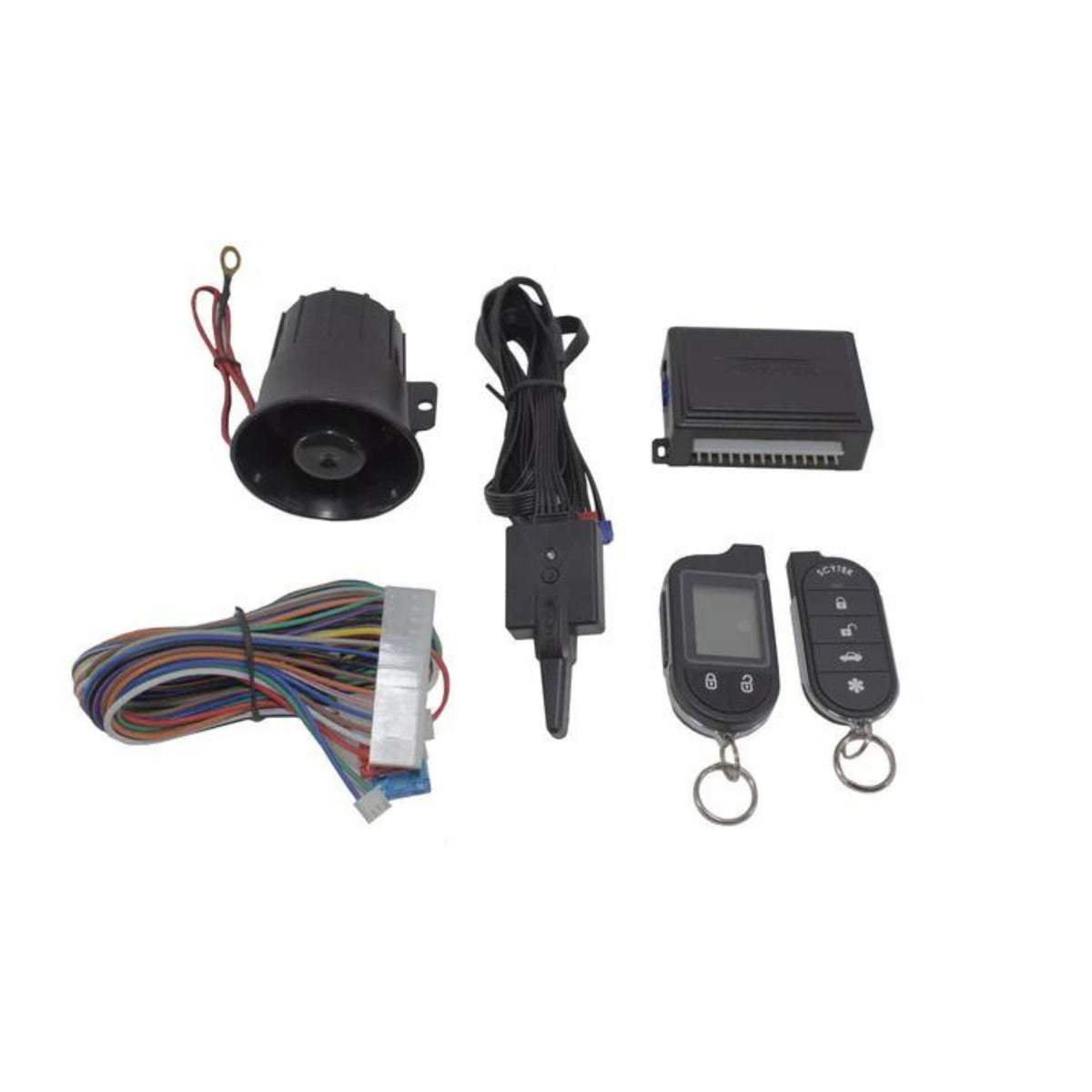 Galaxy G777 2 Way Car Alarm Anti Theft Security System Keyless