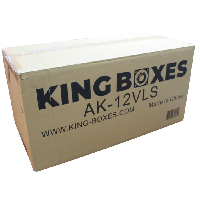 King Boxes 12" Single SPL Vented Sprayed Universal Subwoofer Box AK-12VLS