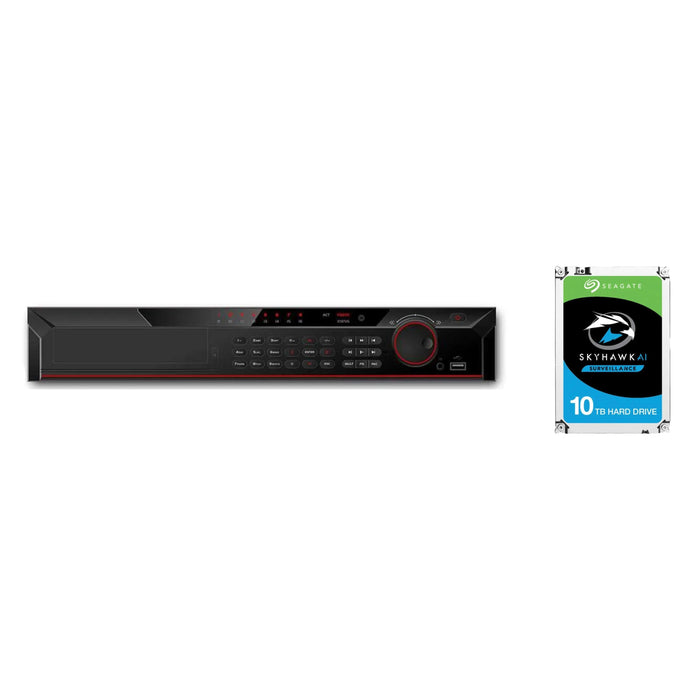 ENS Security 32 CH Penta-brid 5MP 1080P 1.5U Digital Video Recorder + 10TB HDD