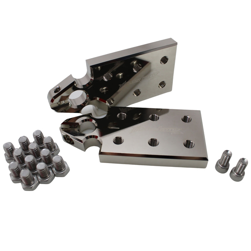 ILL Customz 6 Spot Battery Terminal Distribution Block 8AWG Lug SAE Top Post