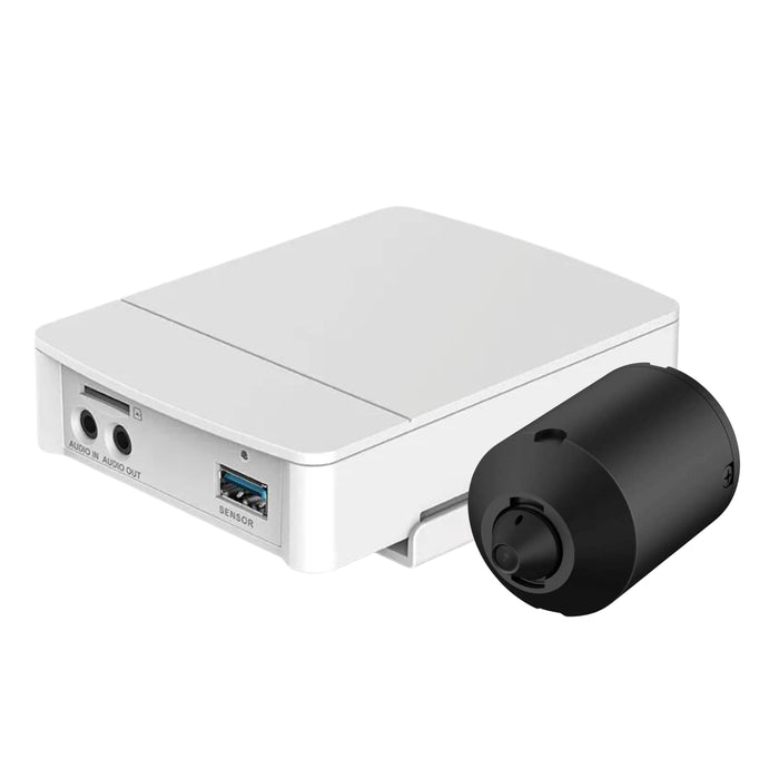 ENS Security Main Box & 2MP Covert Pinhole IP Network Camera Lens with Alarm