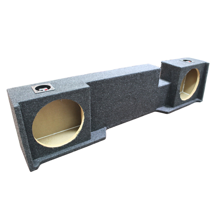 King Boxes 10" Dual DF Sealed Carpet Box for '04-'08 F150 Crew Cab AFORD15-10