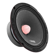 8" RGB LED Midrange Speaker | PRO-X8.4BMRGB 275W 4Ω by DS18 Front side angle view.
