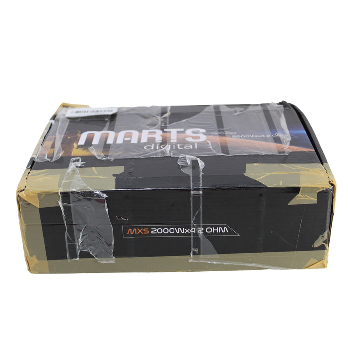 Marts Digital 4 Ch Amplifier Full Range Class D Compact 2000w 2 ohm OPEN BOX