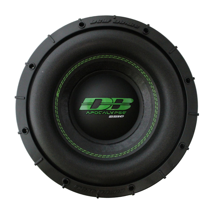 Deaf Bonce Car Audio 10" Apocalypse Bass Subwoofer Dual 1 Ohm 1600W SA2510-D1