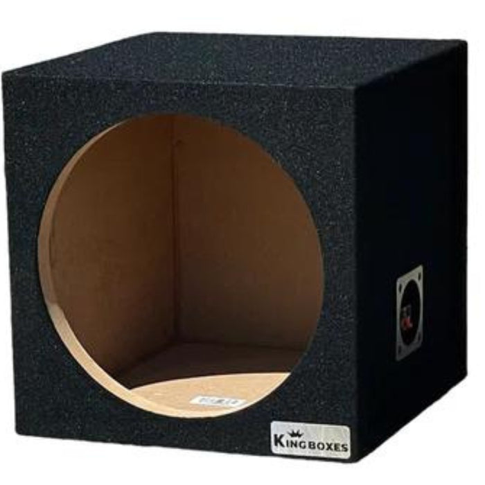 King Boxes 12" Single Sealed Carpeted Universal Subwoofer Box S12S