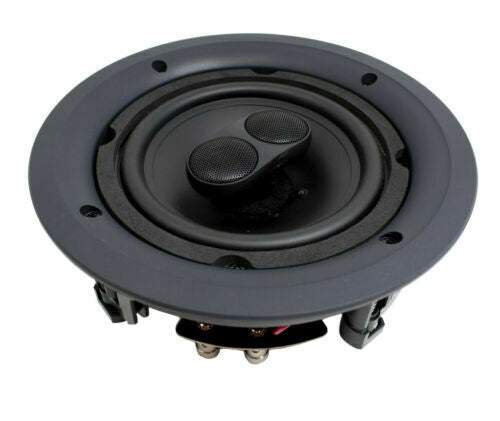 Phase Tech 6.5" 100W Home In-Ceiling Speakers Dual Input Stereo CS-6R-DVT