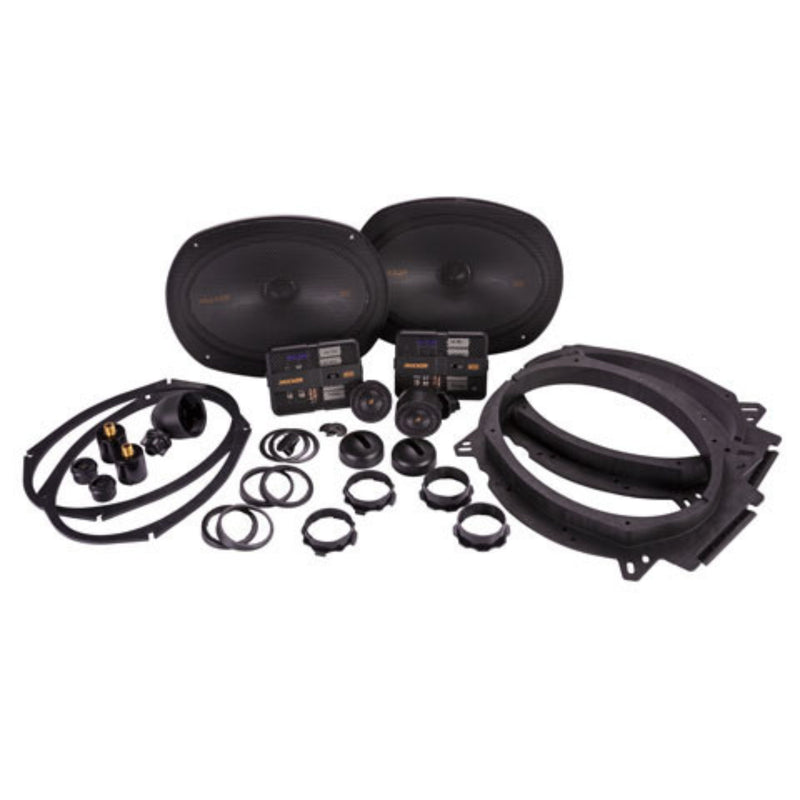 Kicker KS-Series 6x9" Component Speakers with 1 Inch Tweeters 250W Peak