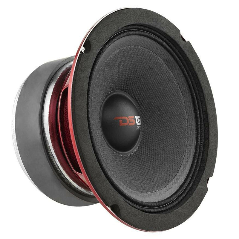 DS18 Car Audio 5.25" Midrange Loudspeaker 300 Watt 4 Ohm Red PRO-X5.4M