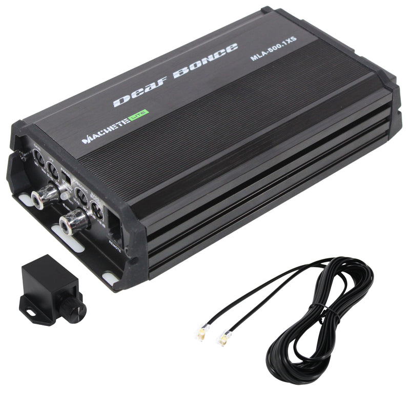 Deaf Bonce 500W 1 ohm Class D Machete Monoblock Power Amplifier MLA-500.1 XS