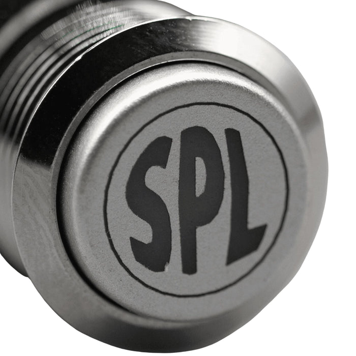 Sparked Innovations Universal Aluminum Latching SPL Pushbutton Switch w/LED SPDT