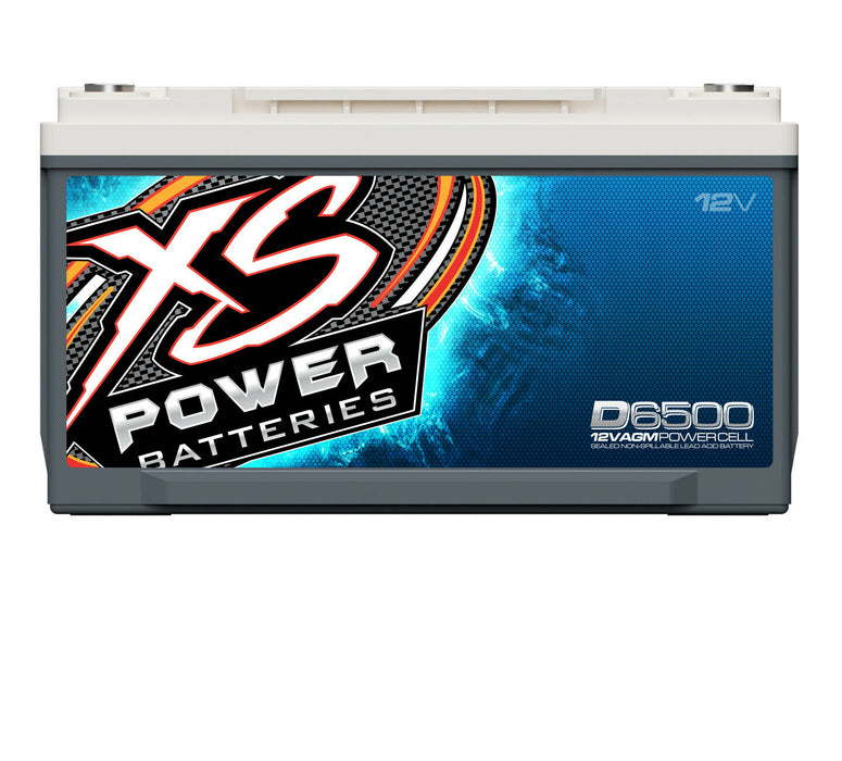 XS Power 12V Pro Car Audio Super Starting Battery 4000W Max Power D6500