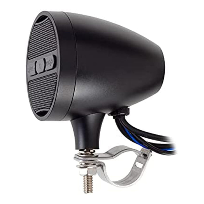 Power Acoustik 3" Bluetooth 80 Watt Handlebar Mounted Motorcycle Speakers Black