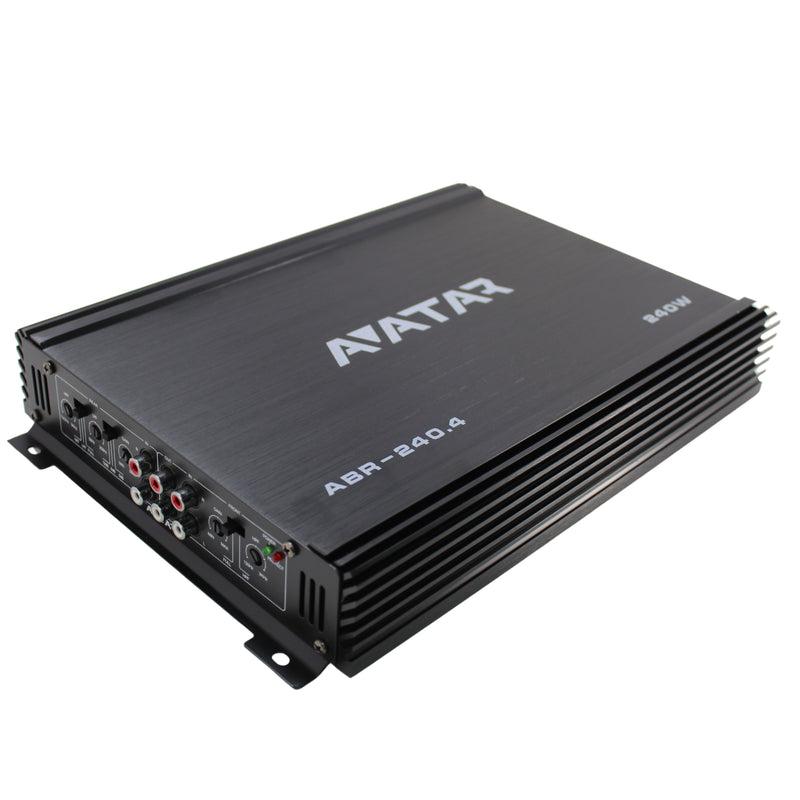 Avatar Buran Series Class A/B 2 Ohm 120W 4 CH Bridgeable Amplifier ABR-240.4