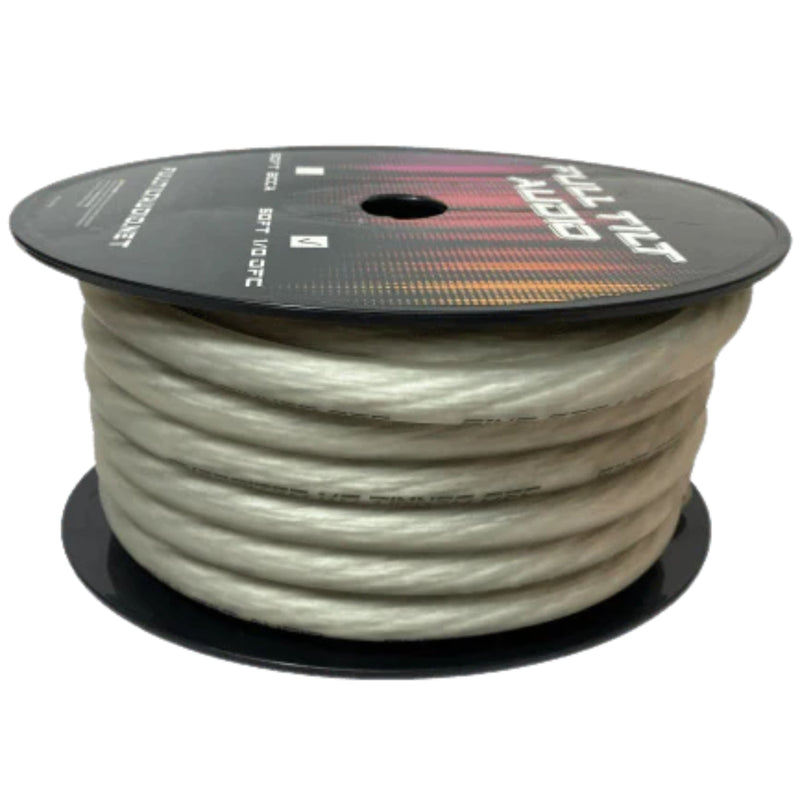 Full Tilt Audio 0 Gauge Tinned OFC Power/Ground Wire Clear Lot Cut By The Foot