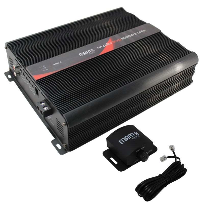 Marts Digital Amplifier Monoblock Full Range Class D 5000 Watts 2 Ohm MXD-5000W