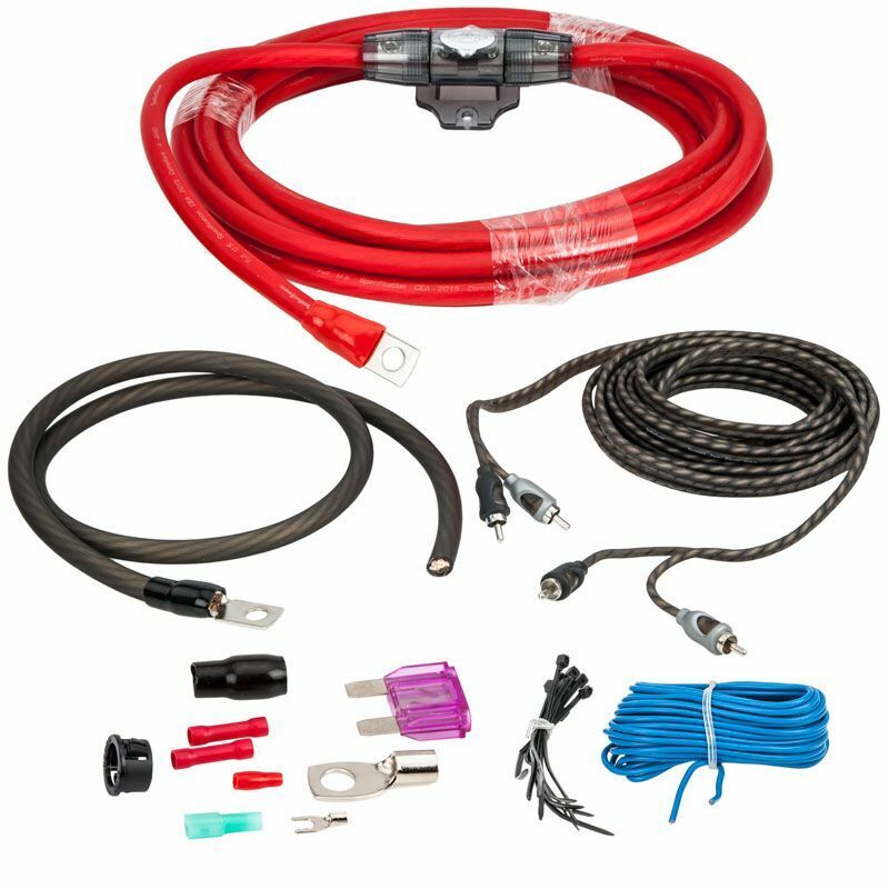 Rockford Fosgate RFK4I 4 Gauge PC-OFC Power Installation Amplifier Kit