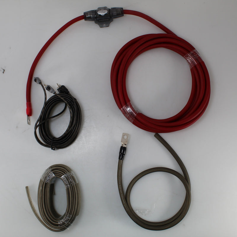 Rockford Fosgate RFK4X 4 AWG PC-OFC Complete Installation Amplifier Kit OPEN BOX