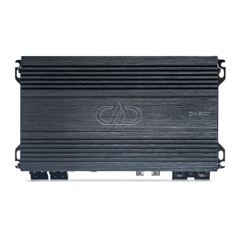 DD Audio D-Series 800W Dynamic Power 4-Ch 2-Ohm Compact Amplifier / D4.800