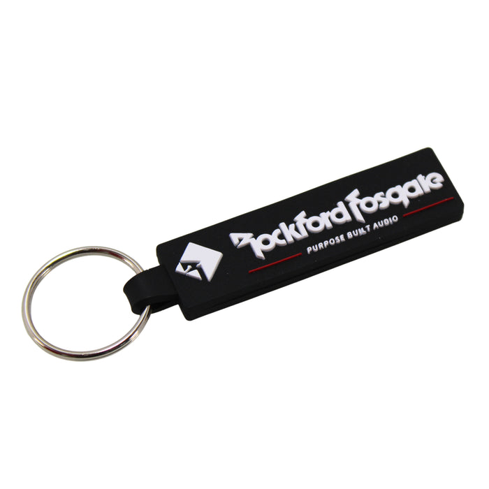Rockford Fosgate Logo Key Chain - Black
