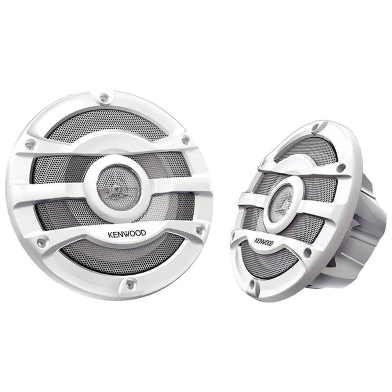 Kenwood 8" 2-way Marine Speaker System (White), 300W Max Power KFC-2053MRW