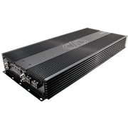 DD Audio Z12000 delivers 12,000W RMS, ZVL linking, HVAC cooling, and quad power inputs. Built for serious SPL and demo builds. Angled Amplifier